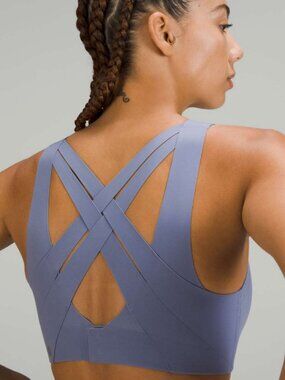 Lululemon NWOT Enlite Weave-Back Bra *High Support, A–DDD(E) Cups Peri Purple